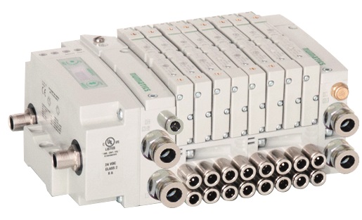 Industry 4.0 diagnostics for pneumatics through direct digital control: IO-Link® module added to ASCO Numatics 580 Series electronics platform